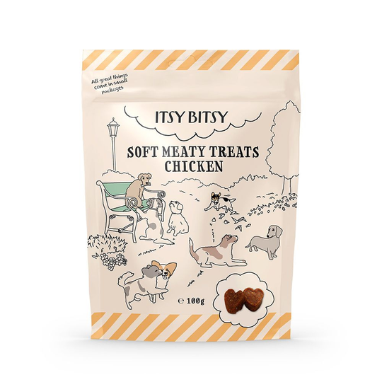 ItsyBitsy Dog Mjukt Kycklinggodis 100 g (100 grammaa)