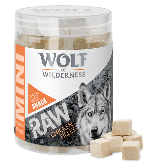 Wolf of Wilderness - RAW Snacks - Mini Kycklingfilé (60 g)