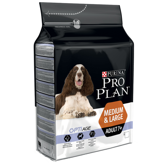 Pro Plan Medium & Large Adult 7+ OPTIAGE Ekonomipack: 2 x 14 kg