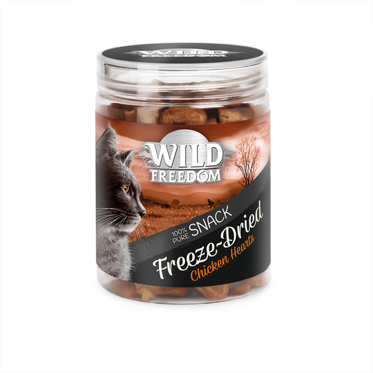 Wild Freedom Freeze-Dried Snacks Chicken Heart - Ekonomipack: 3 x 45 g