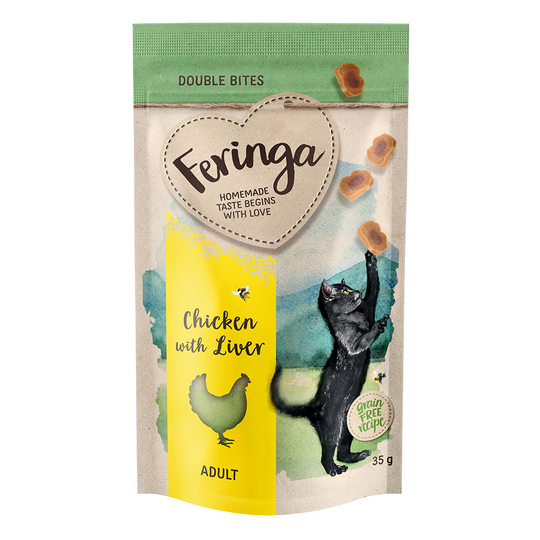 Feringa Double Bites Kyckling & lever - 35 g