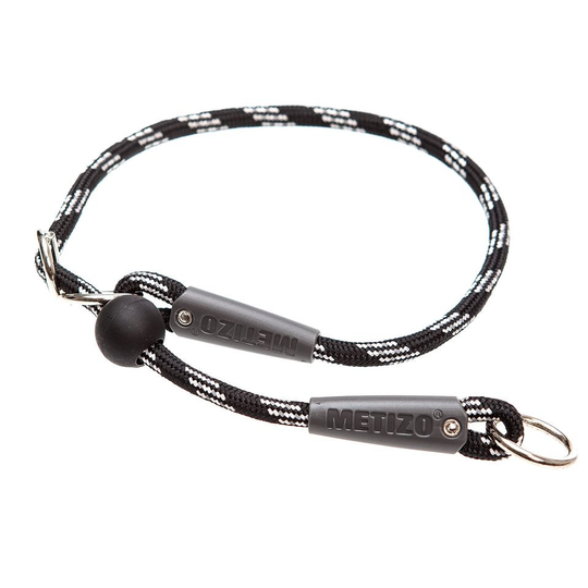 Retrieverhalsband Runt - Svart / 40 cm