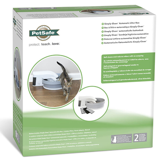 PetSafe® Simply Clean™ Automatic Litter Box - Vit/grå
