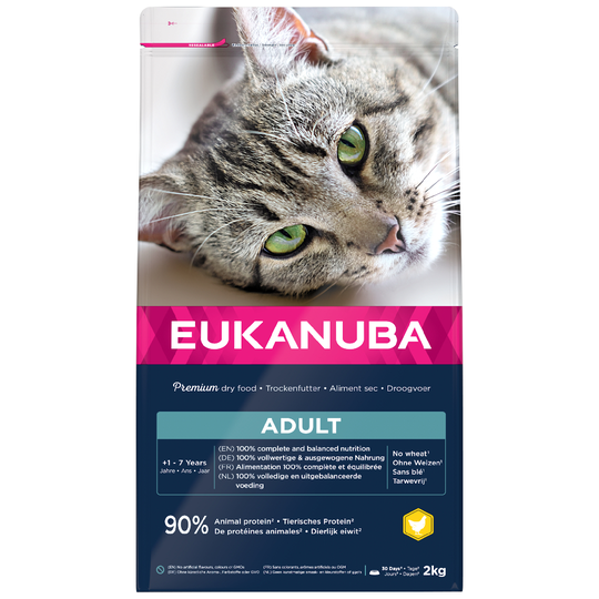 2 kg Eukanuba torrfoder katt till sparpris! - Top Condition 1+ Adult