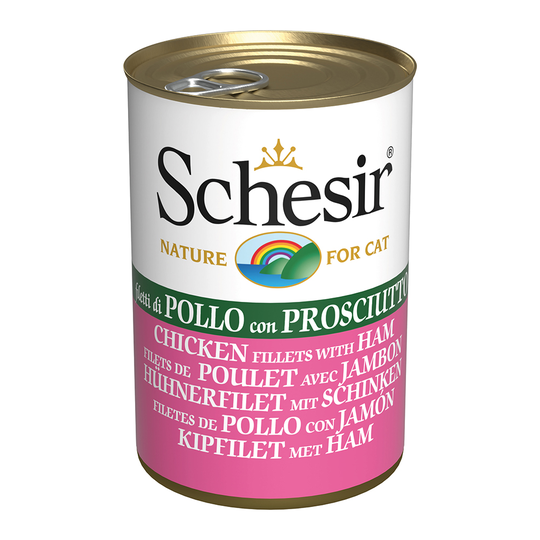 Schesir 6 x 140 g - Kycklingfilé & skinka i gelé