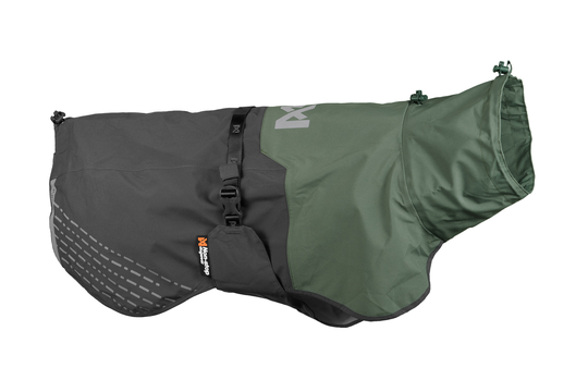 Non-Stop Dogwear Fjord Regntäcke - Grön/Grå (70)