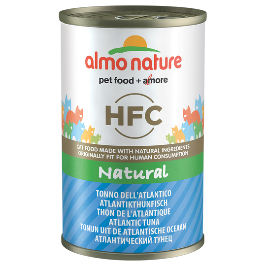 Ekonomipack: Almo Nature HFC 12 x 140 g - Tonfisk från Atlanten