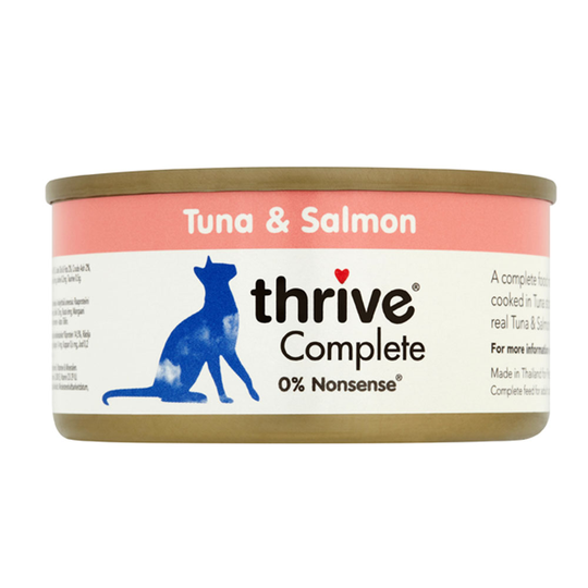 Ekonomipack: Thrive Complete 24 x 75 g - Tonfisk & lax