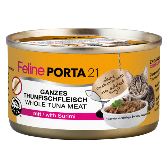 Ekonomipack: Feline Porta 21 24 x 90 g - 4 blandade sorter av kyckling & tonfisk