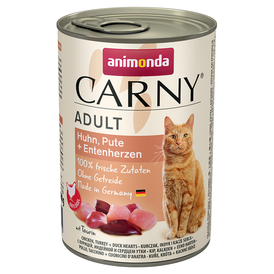 Ekonomipack: Animonda Carny Adult 24 x 400 g - Nötkött & kyckling