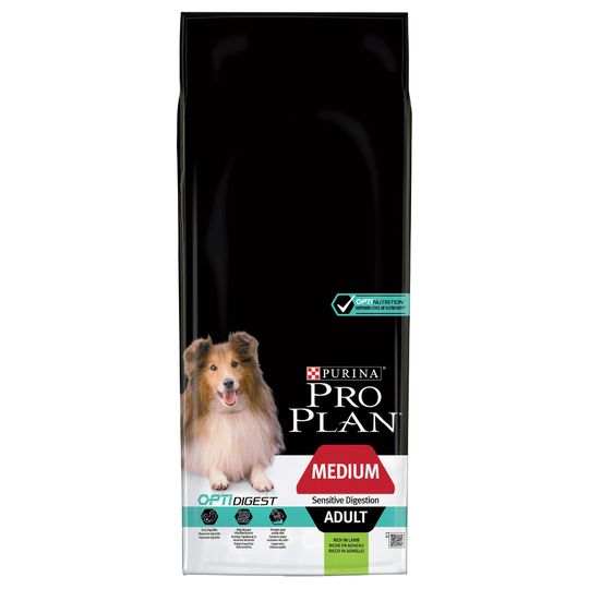 Pro Plan Medium Adult Lamb & Rice OPTIDIGEST 14 kg
