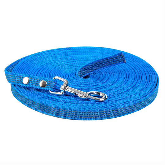 Globus Spårlina till hund, 15m x 15mm (Rosa)
