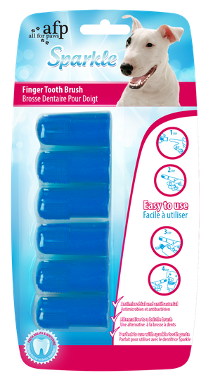 AFP Sparkle Fingertandborstar 6p