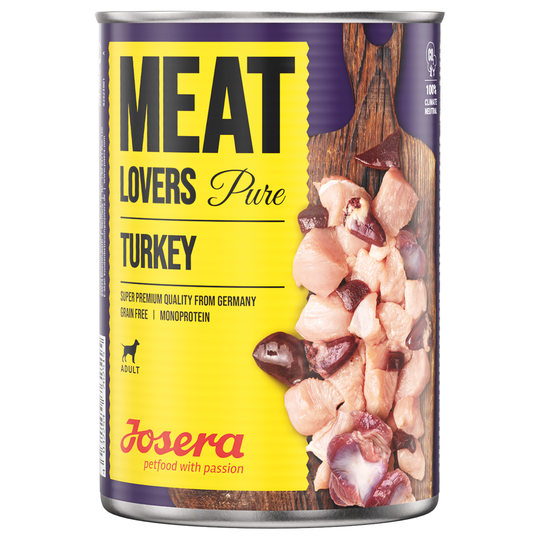 Josera Meatlovers Pure 6 x 400 g - Kalkon