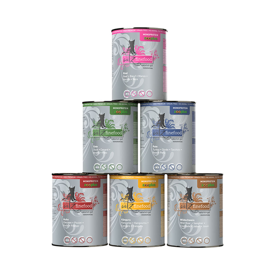 catz finefood Monoprotein zooplus 6 x 400 g - Mix (6 sorter)