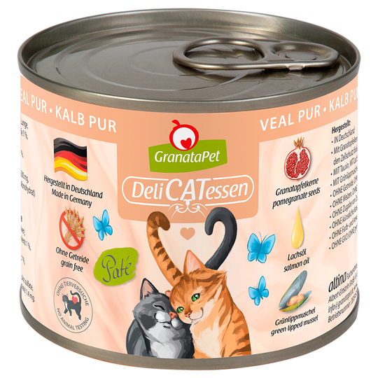 GranataPet DeliCatessen 6 x 200 g - Kalv PUR