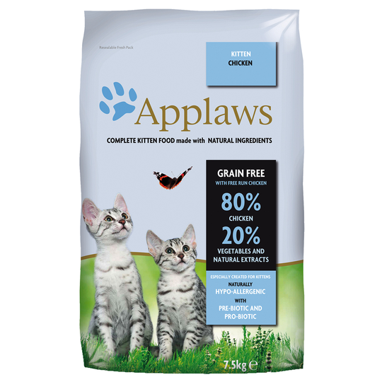 Applaws Kitten Chicken - spannmålsfritt - Ekonomipack: 2 x 7,5 kg