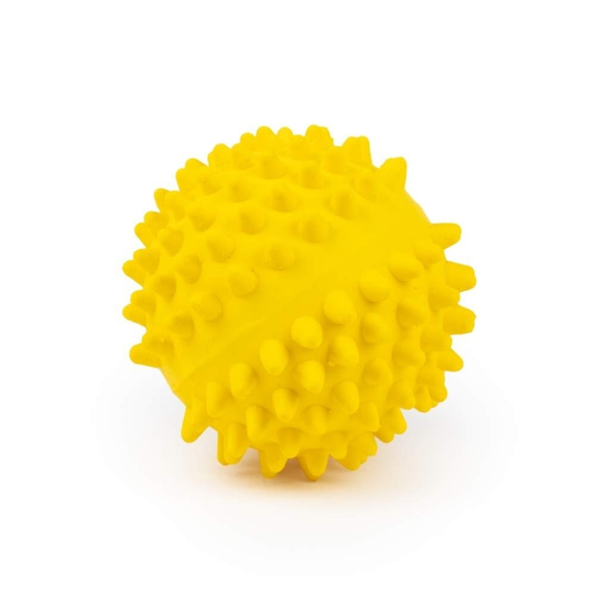 Little&Bigger Latex Igelkottsboll Gul 9 cm