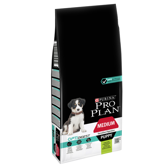Pro Plan Medium Puppy Lamb & Rice OPTIDIGEST 12 kg