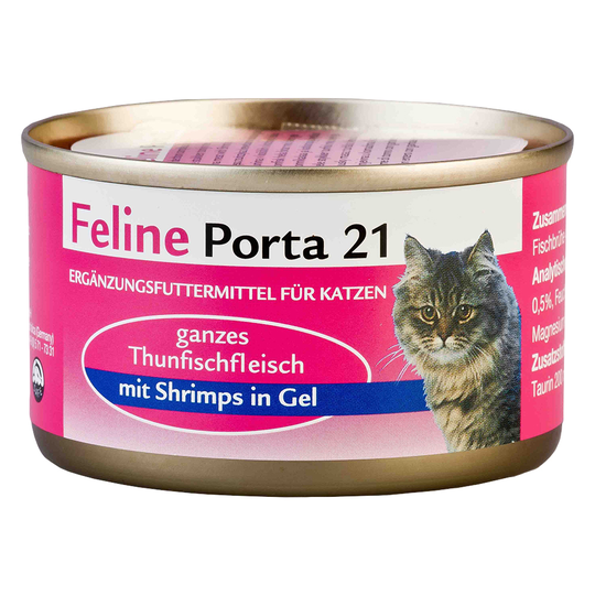 Feline Porta 21 6 x 90 g - Tonfisk med räkor