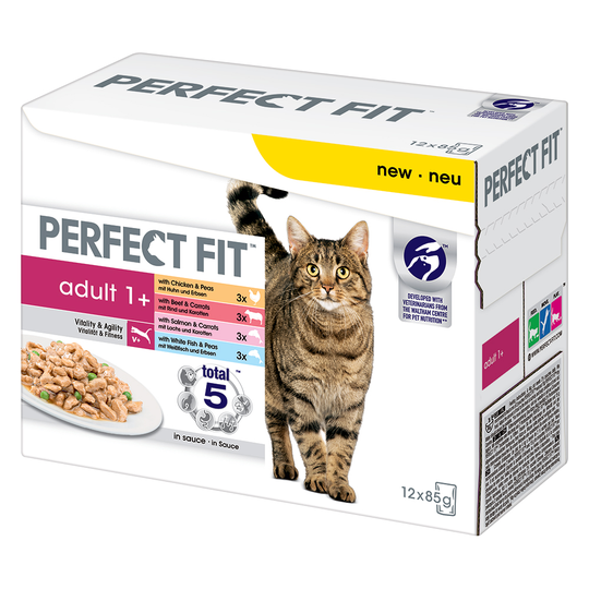 Blandpack: Perfect Fit Mix våtfoder - 48 x 85 g