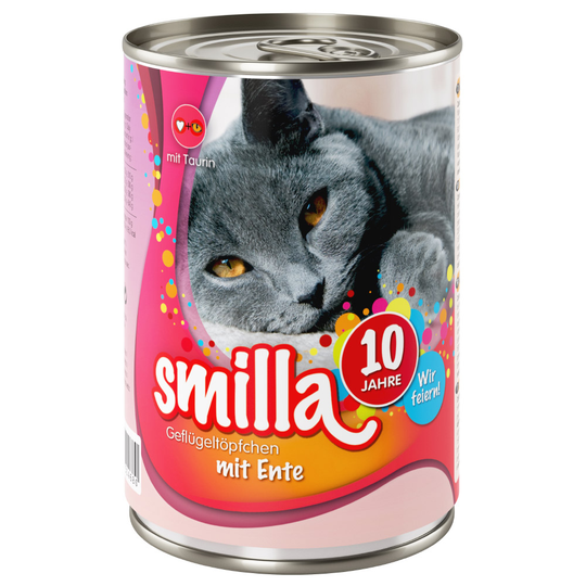 Ekonomipack: Smilla Poultry Pot 24 x 400 g - Mört fjäderfäkött med anka