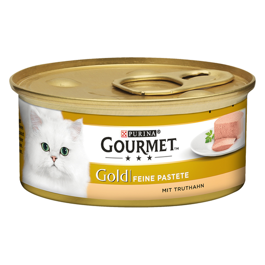 24 + 12 på köpet! 36 x 85 g Gourmet Gold - Fin paté - Kalkon