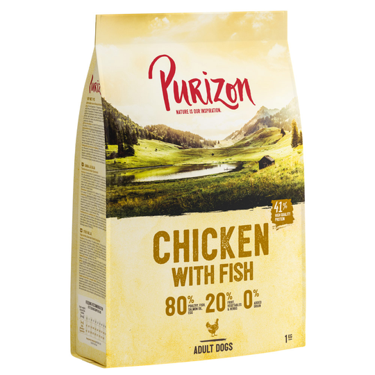 2 x 1 kg Purizon torrfoder till sparpris! - Adult Chicken & Fish