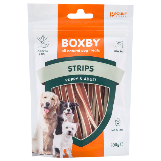 Boxby Strips Chicken & Fish - Ekonomipack: 3 x 100 g