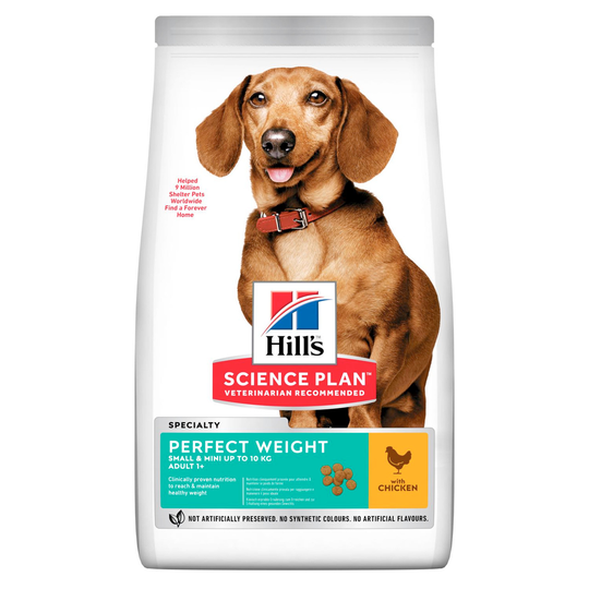 Adult Perfect Weight Small & Mini torrfoder med kyckling - 1,5 kg