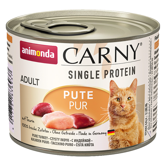 Animonda Carny Single Protein Adult 6 x 200 g - Kalkon pur