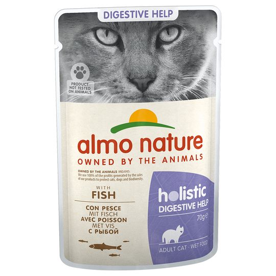 Almo Nature Holistic Digestive Help portionspåse - 24 x 70 g med fisk
