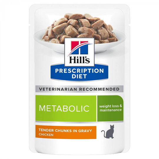 Hill's Prescription Diet Feline Metabolic Weight Loss & Maintenace Chicken 12x85 g