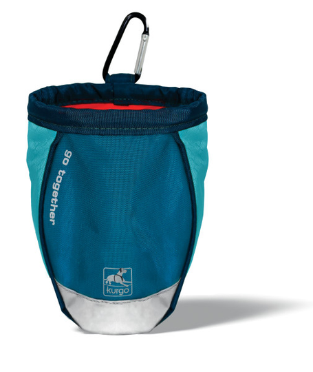 Kurgo Go-Stuff-It Treat Bag, Coastal Blue