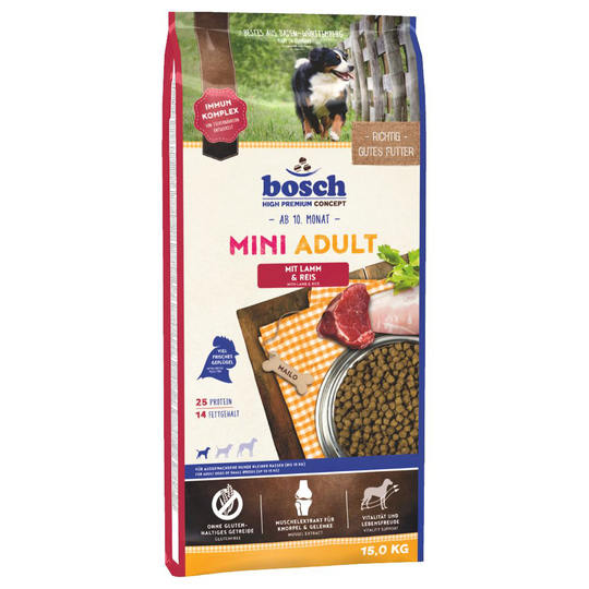 bosch Mini Adult Lamm & ris - 15 kg