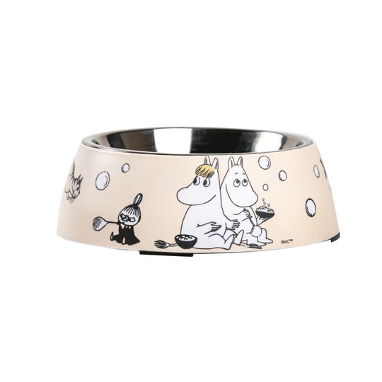 Moomin For Pets Matskål (M Beige)