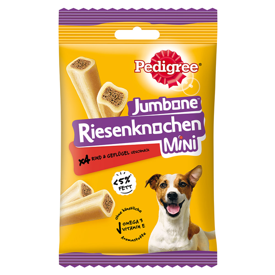 Pedigree Jumbone Riesenknochen Mini - Nötkött 160 g (4 st)
