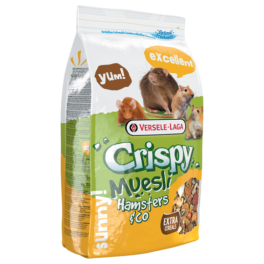 Versele-Laga Crispy Muesli Hamsters & Co hamsterfoder - 2,75 kg