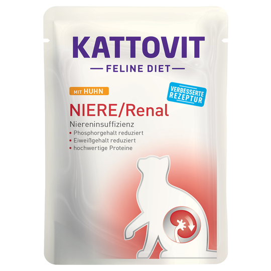 Kattovit Renal Pouch 12 x 85 g - Kyckling