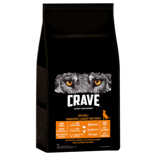 Crave Adult Dog Turkey & Chicken - 7 kg
