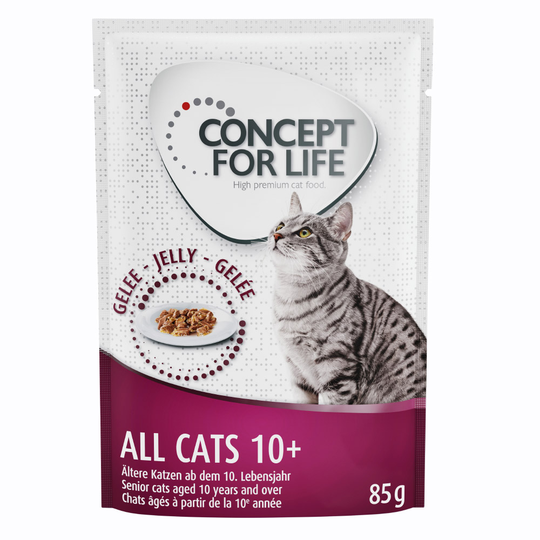 Concept for Life All Cats 10+ - i gelé - 12 x 85 g