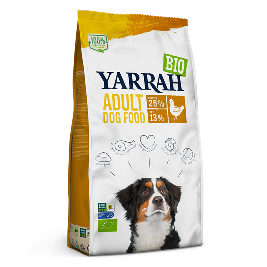 10 / 15 kg Yarrah Organic hundfoder till sparpris! - Adult med ekologisk kyckling (15 kg)
