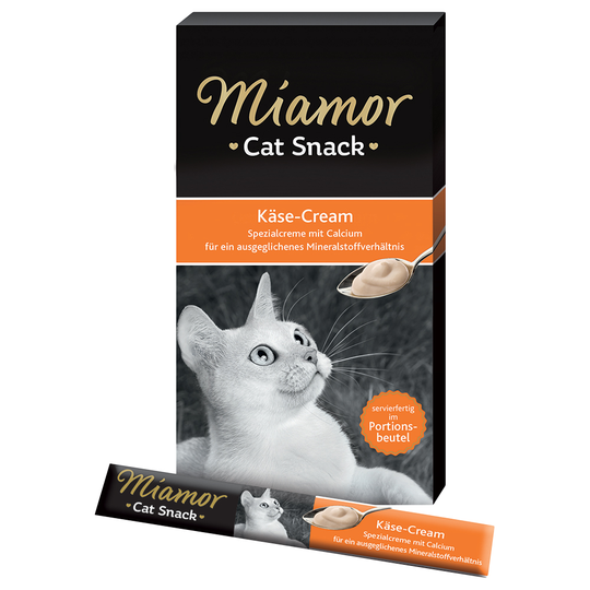 Miamor Cat Snack Cheese Cream - Ekonomipack: 55 x 15 g