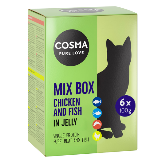 Ekonomipack: Cosma Original i portionspåse 24 x 100 g Blandpack 4 sorter