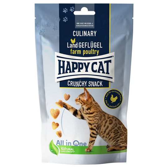 Happy Cat Culinary Crunchy Snack Land Poultry - 70 g