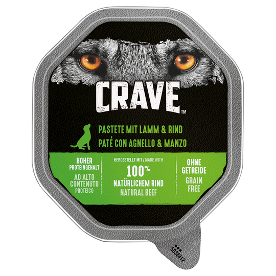 Crave Adult Dog Paté - 7 x 150 g Lamb & Beef
