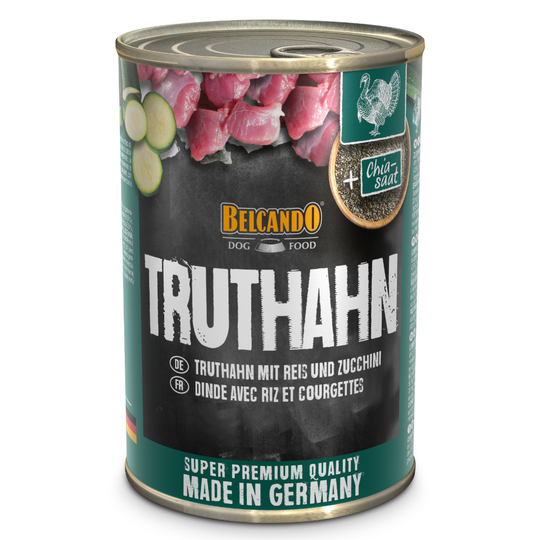 Ekonomipack: Belcando Super Premium 24 x 400 g - Turkey, Rice & Zucchini