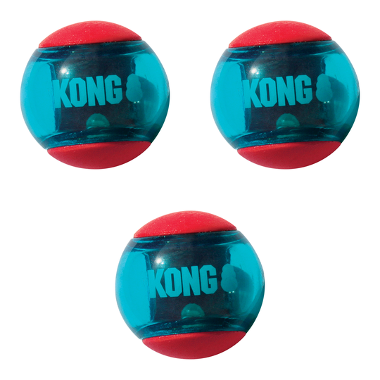 KONG Squeezz Action Ball Medium 3-pack