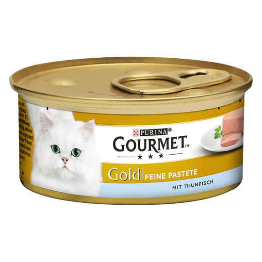 24 + 12 på köpet! 36 x 85 g Gourmet Gold - Fin paté - Tonfisk