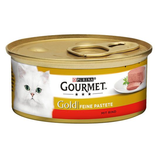 Gourmet Gold Fine Paté 12 x 85 g - Nötkött